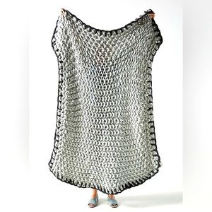 NWT Anthropologie Penny Knit Chunky Throw
